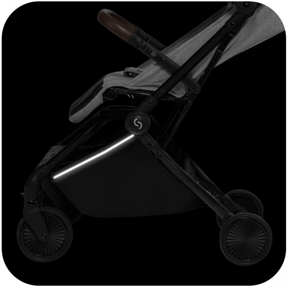 Carucior sport pliabil Skiddou Espoo Normandic Dream ultracompact pentru calatorii Gri – imaginea 3