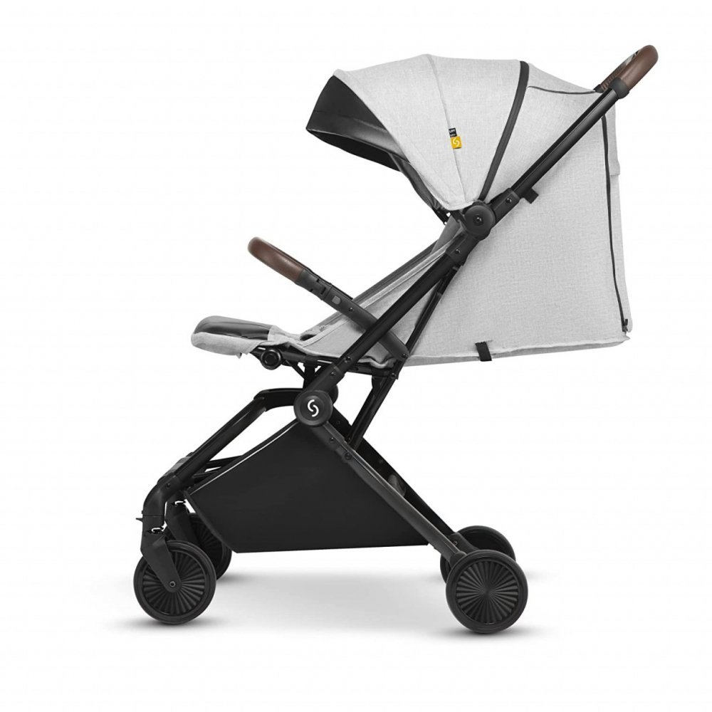 Carucior sport pliabil ultracompact pentru calatorii Espoo+ Normandic Dream Skiddou Gri – imaginea 3
