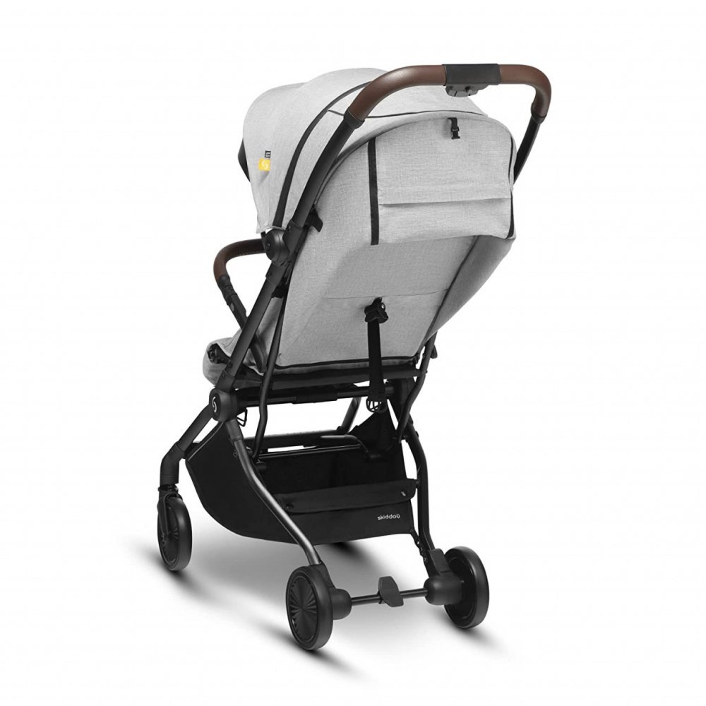 Carucior sport pliabil ultracompact pentru calatorii Espoo+ Normandic Dream Skiddou Gri – imaginea 4