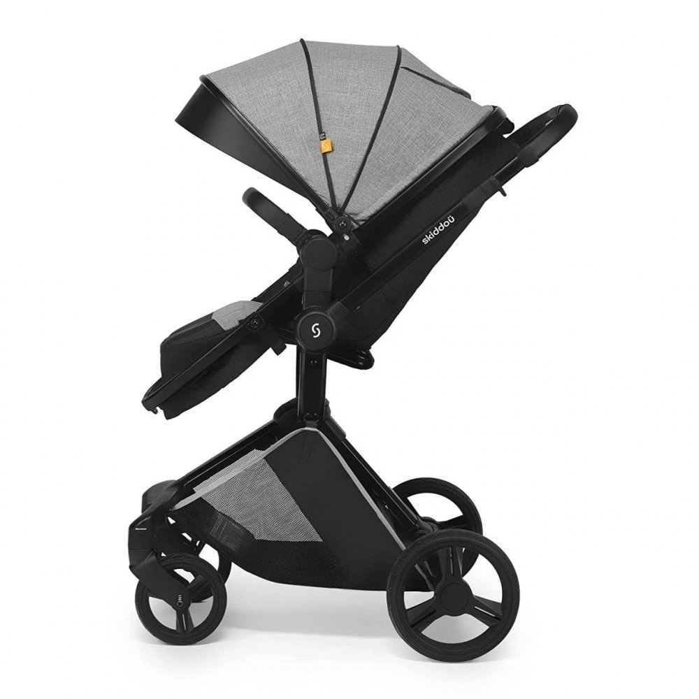 Carucior transformabil 2 in 1 Nasjo Skiddou Normandic Dream Gri – imaginea 8
