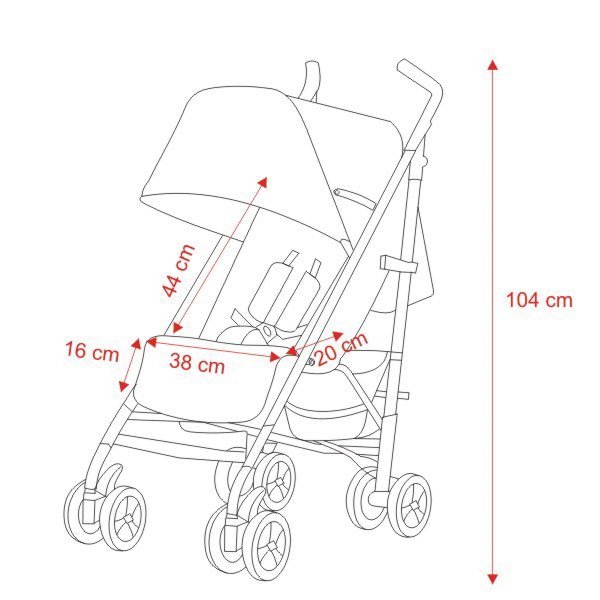 Carucior sport Camino bej inchis Coletto – imaginea 2