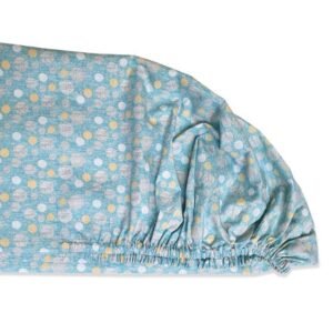Cearceaf cu elastic 120x60 cm Bubble Blue