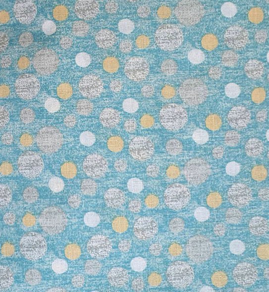 Cearceaf cu elastic 120×60 cm Bubble Blue – imaginea 3