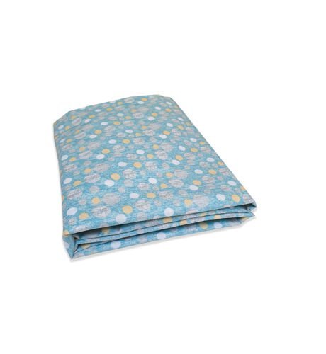Cearceaf cu elastic 120×60 cm Bubble Blue – imaginea 4