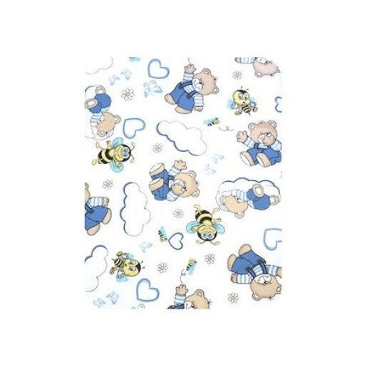 Cearsaf din finet cu elastic roata pat 140×70 cm – imaginea 6