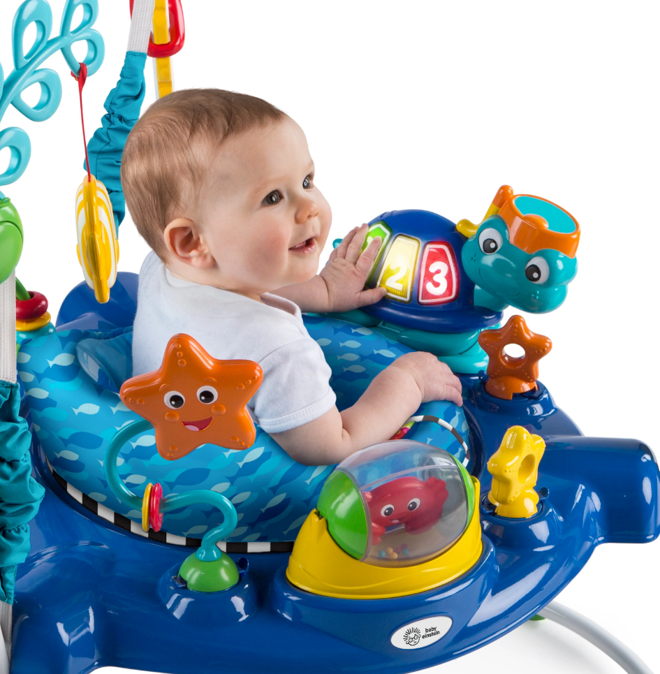 Centru de activitati Baby Einstein Neptunes Ocean Discovery Jumper – imaginea 8