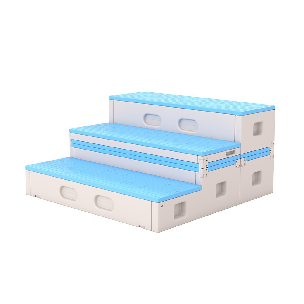 Bancuta modulara multifunctionala Nichiduta Garden Step Stool Blue 123 x 122 x 62 cm – imaginea 8