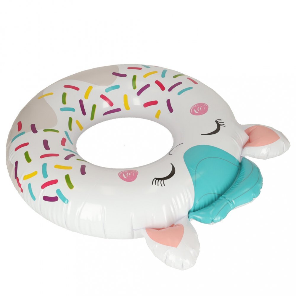 Colac gonflabil pentru inot 84cm x 76cm Animalut Alb – imaginea 3