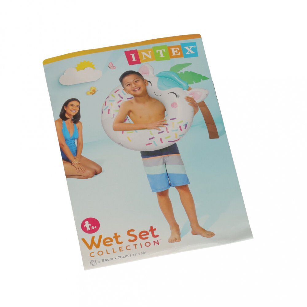 Colac gonflabil pentru inot 84cm x 76cm Animalut Alb – imaginea 4