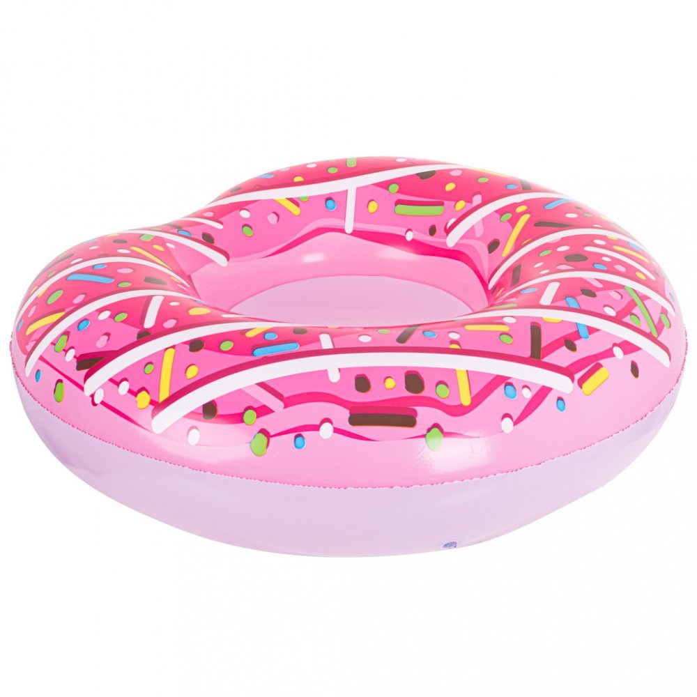 Colac gonflabil pentru inot Gogoasa glazurata Roz 107cm – imaginea 3
