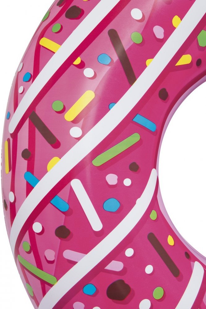 Colac gonflabil pentru inot Gogoasa glazurata Roz 107cm – imaginea 6