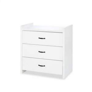 Comoda de infasat Amelia alb