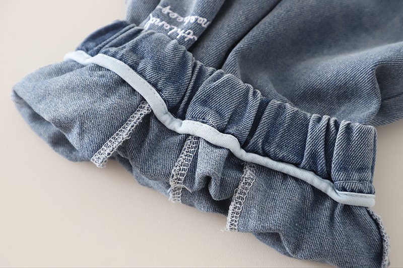 Compleu Băieți 3 Piese Gri – Vestă Denim, Hanorac și Blugi – 12-18 luni – imaginea 5