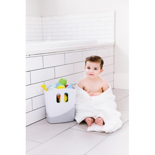 Cos depozitare jucarii de baie Ubbi gri – imaginea 2