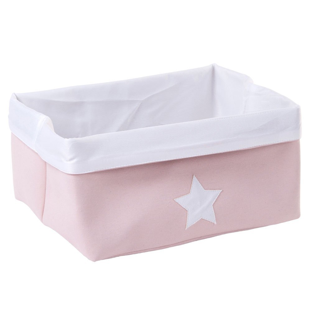 Cos depozitare panza Childhome 40x30x20 cm Roz – imaginea 2
