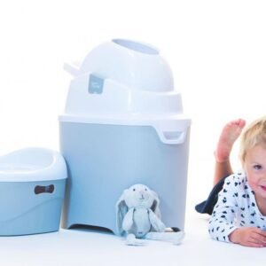 Cos ermetic scutece cu sac universal Diaper Champ capacitate 30 scutece One White