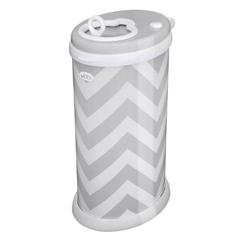Cos scutece Ubbi gri Chevron – imaginea 5