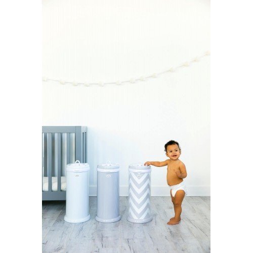 Cos scutece Ubbi gri Chevron – imaginea 4