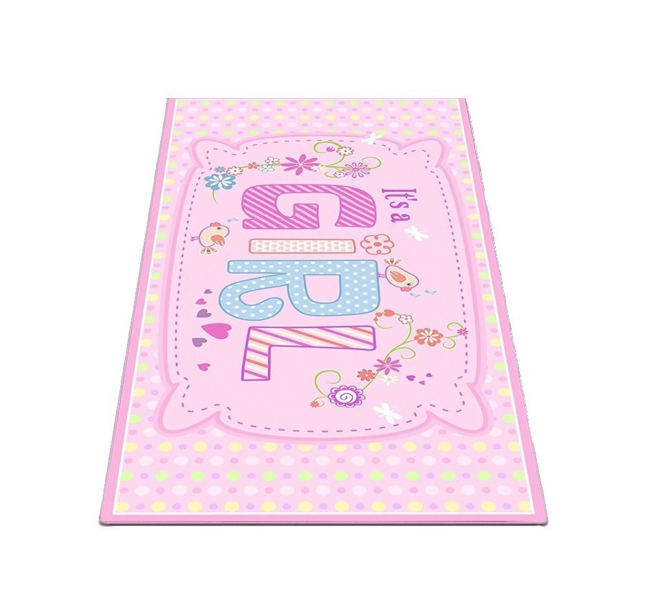 Covor antiderapant pentru copii Its a Girl 150×200 cm – imaginea 2