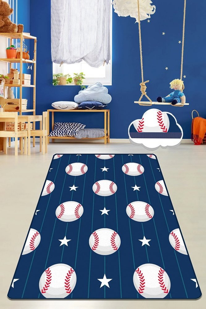 Covor antiderapant pentru copii Star Ball 150×200 cm