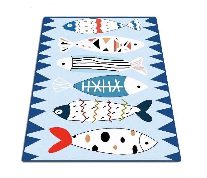 Covor de bucatarie antiderapant 80×150 cm Le Poisson – imaginea 4