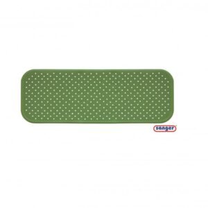 Covoras antiderapant cada cu ventuze pentru fixare verde 96x34 cm