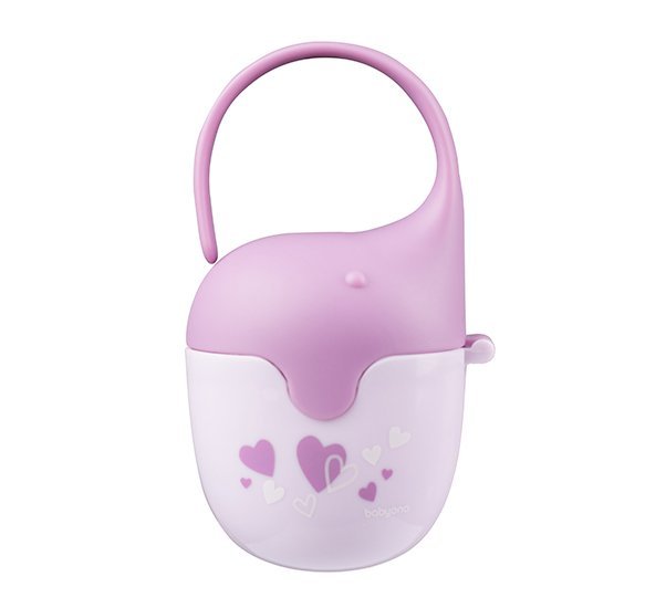 Cutie pentru suzete Elefant Roz – imaginea 2