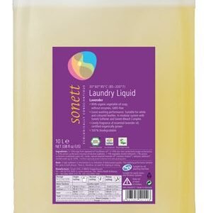 Detergent ecologic lichid pentru rufe albe si colorate Lavanda 10L Sonett