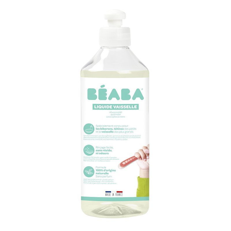 Detergent de vase lichid Beaba fara parfum 500 ml – imaginea 2