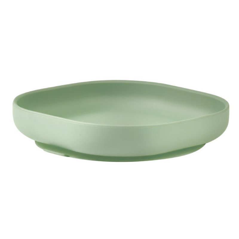 Farfurie silicon cu ventuza Beaba Sage Green – imaginea 2