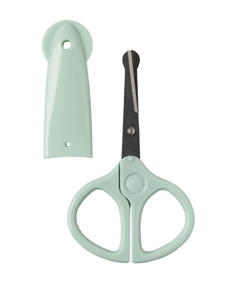 Forfecuta pentru bebelusi cu varf rotund swedish green Rotho babydesign – imaginea 2