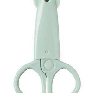 Forfecuta pentru bebelusi cu varf rotund swedish green Rotho babydesign