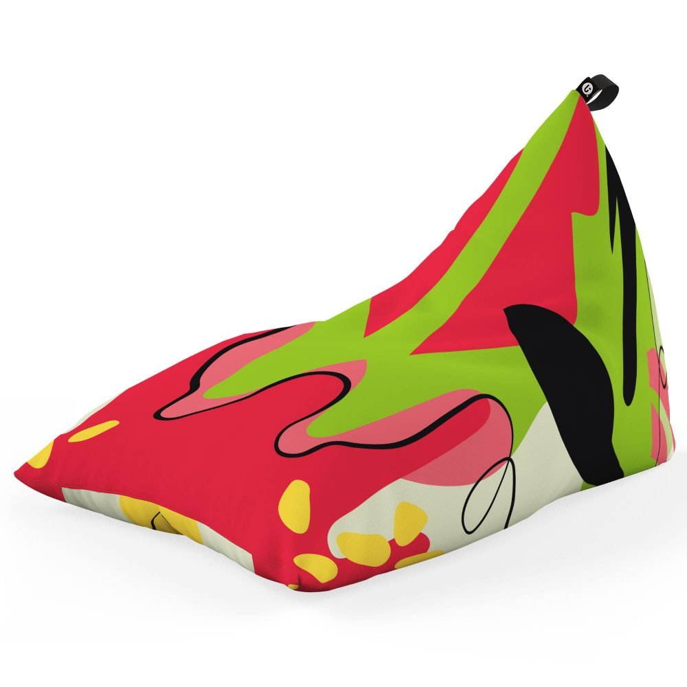 Fotoliu Puf Bean Bag tip Lounge Abstract jungle pepene – imaginea 5