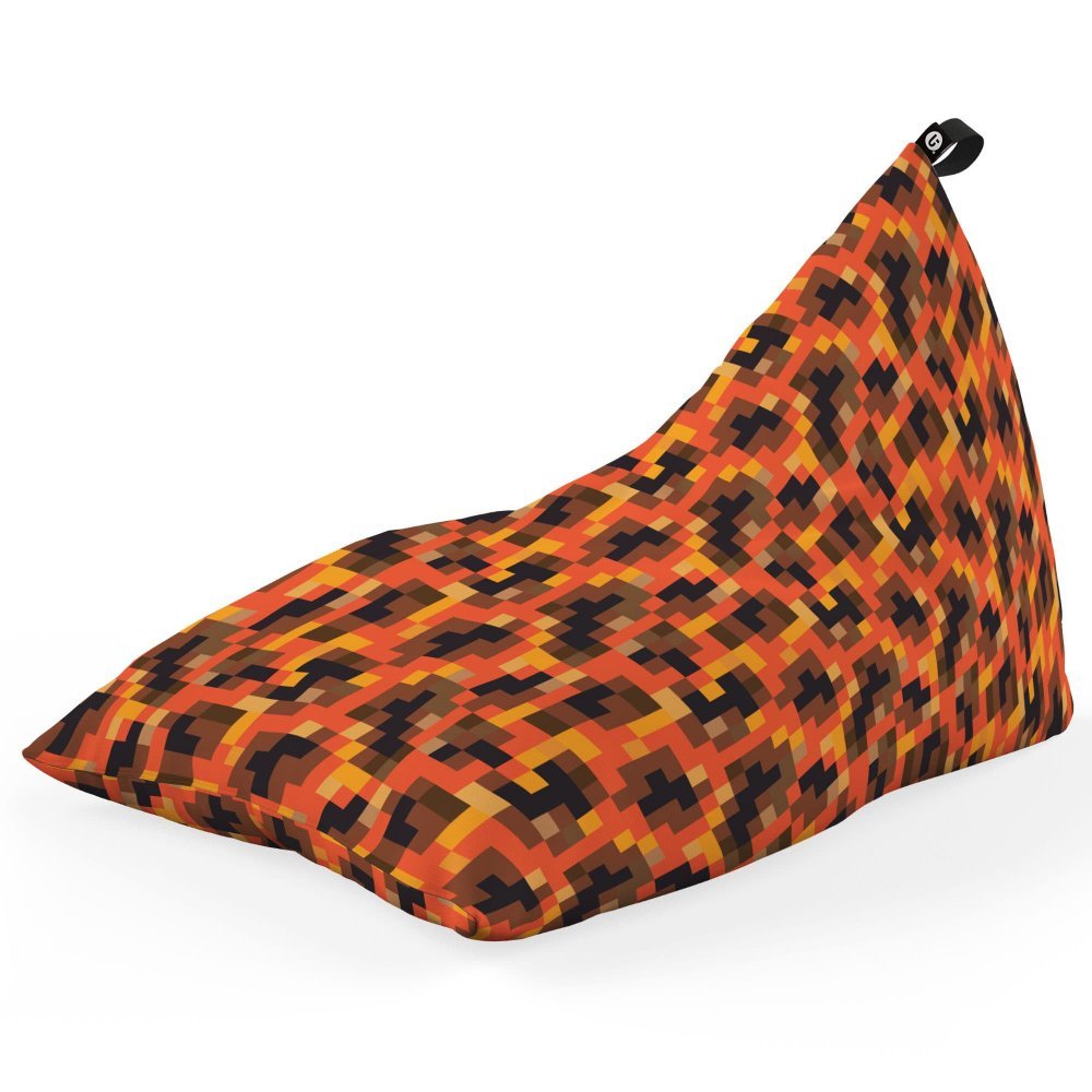 Fotoliu Puf Bean Bag tip Lounge Minecraft magma – imaginea 5