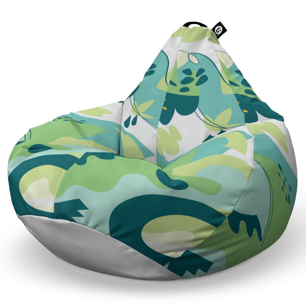Fotoliu Puf Bean Bag tip Para L abstract jungle periglacial – imaginea 5