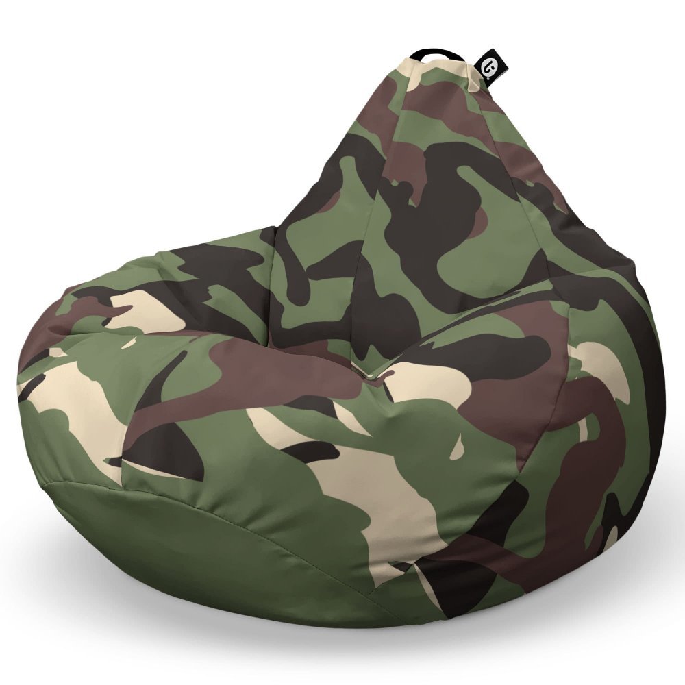 Fotoliu Puf Bean Bag tip Para L camuflaj armata – imaginea 5