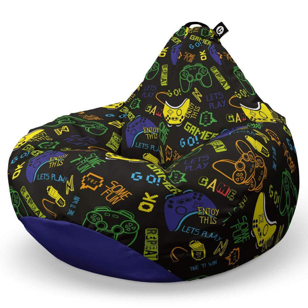 Fotoliu Puf Bean Bag tip Para L lets play – imaginea 3