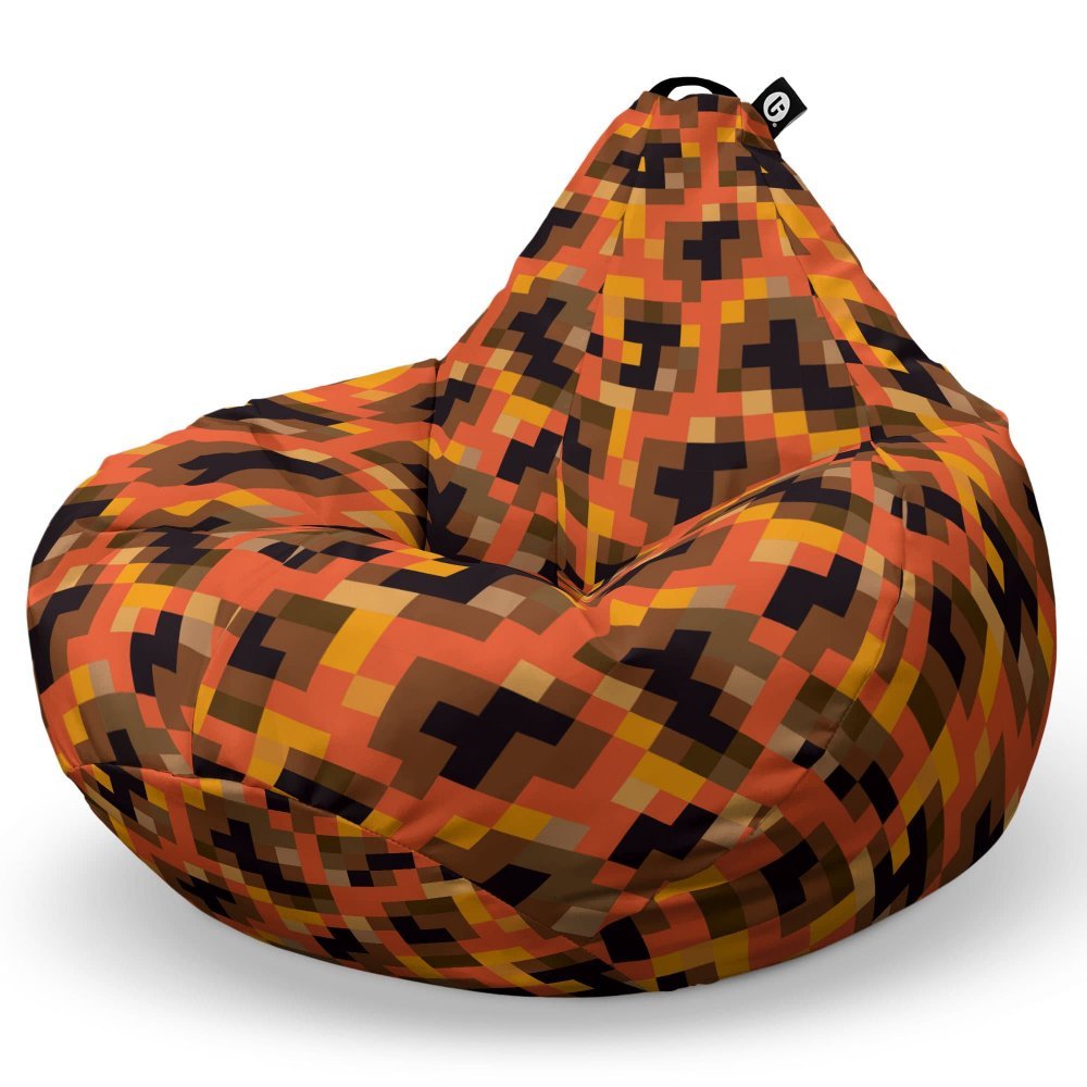 Fotoliu Puf Bean Bag tip Para L Minecraft magma – imaginea 5