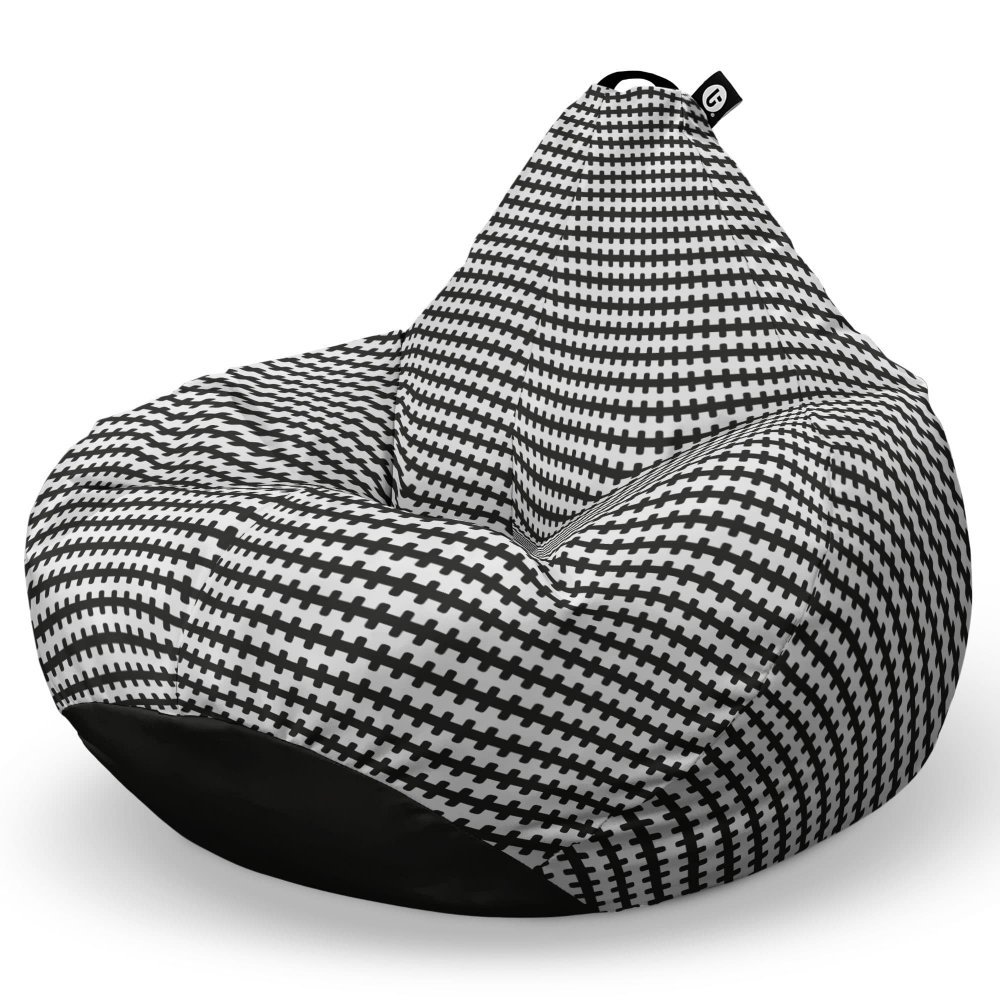 Fotoliu Puf Bean Bag tip Para L Scandinavian black – imaginea 5