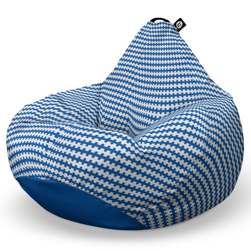 Fotoliu Puf Bean Bag tip Para L Scandinavian blue – imaginea 5