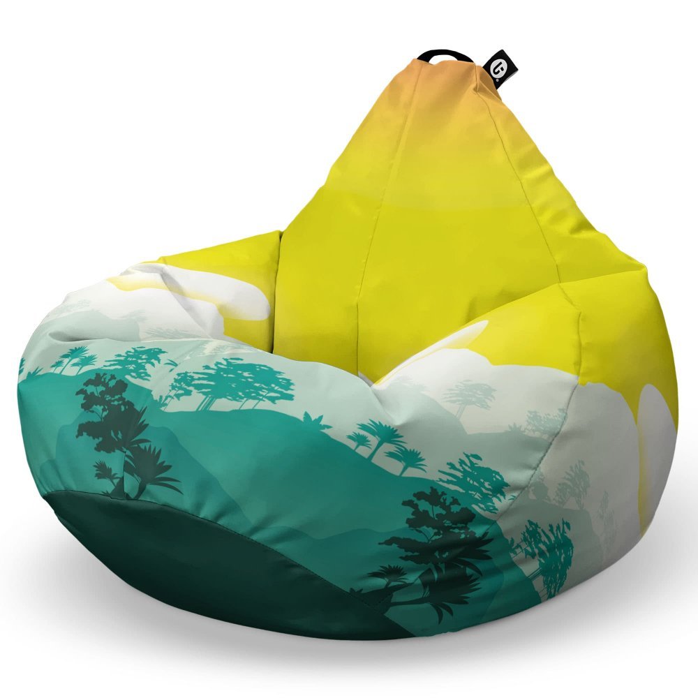 Fotoliu Puf Bean Bag tip Para L tropical – imaginea 5