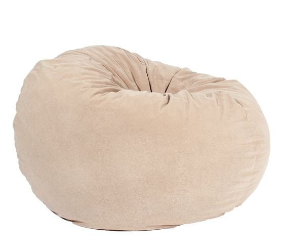 Fotoliu Pufrelax king size beige umplut cu fulgi de burete memory mix – imaginea 7