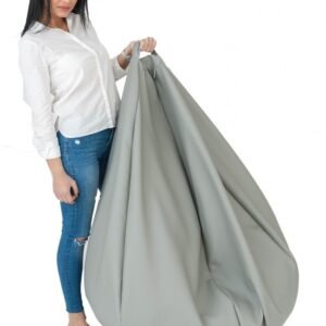 Fotoliu puf tip sac nirvana grande panama mov pretabil si la exterior umplut cu perle polistiren