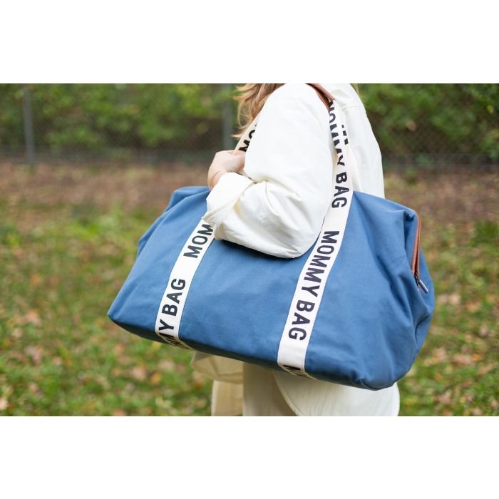 Geanta de infasat Childhome Mommy Bag Signature indigo – imaginea 6
