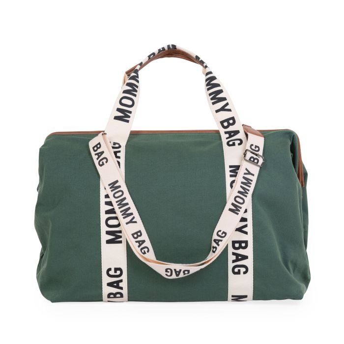 Geanta de infasat Childhome Mommy Bag Signature verde – imaginea 7