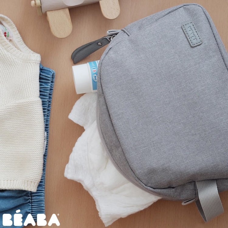 Geanta de toaleta Beaba Heather Grey – imaginea 3