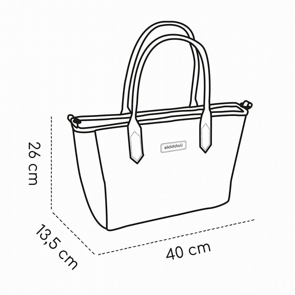 Geanta multifunctionala Skiddou pentru parinti Ingrid Onyx Negru – imaginea 2