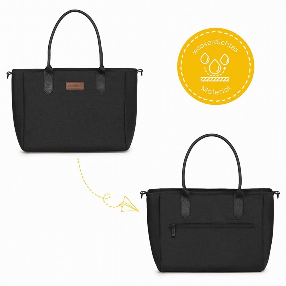 Geanta multifunctionala Skiddou pentru parinti Ingrid Onyx Negru – imaginea 7