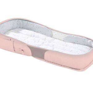 Geanta scutece si patut Kikkaboo 2 in 1 Bear Pink