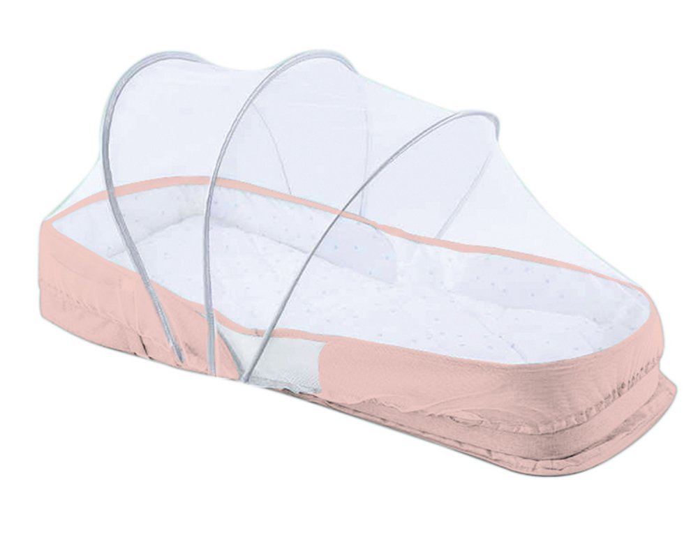 Geanta scutece si patut Kikkaboo 2 in 1 Bear Pink – imaginea 2